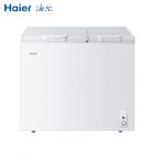 海尔（Haier） FCD-271XE 商用冰柜 卧式双温两室冷藏冷冻顶开门冷柜271升